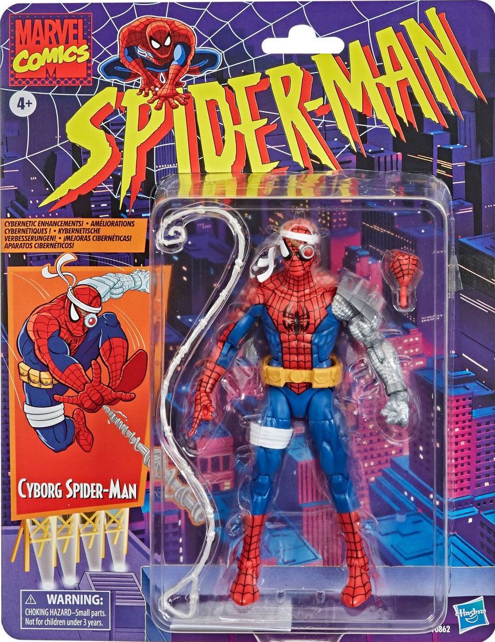Marvel Legends Cyborg Spider-Man Retro Action Figure Target Exclusive 2020 
