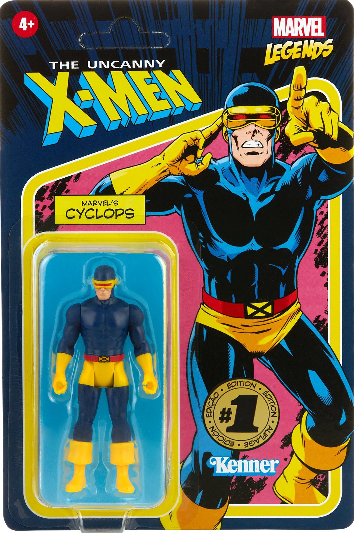 Hasbro Marvel Retro Collection for sale online E6110 Cyclops Action Figure 