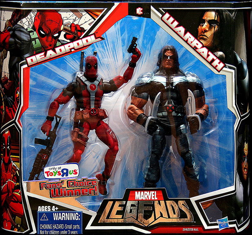 Deadpool & Warpath Fan Choice Marvel Legends Exclusives