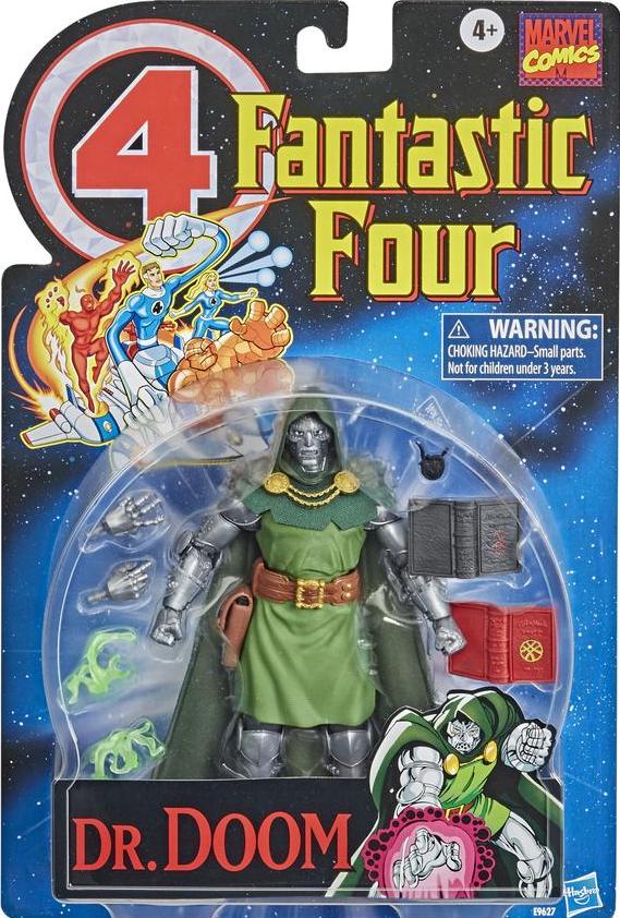 Marvel Legends Retro Collection Fantastic Four Dr Doom In Hand Ready To Ship 