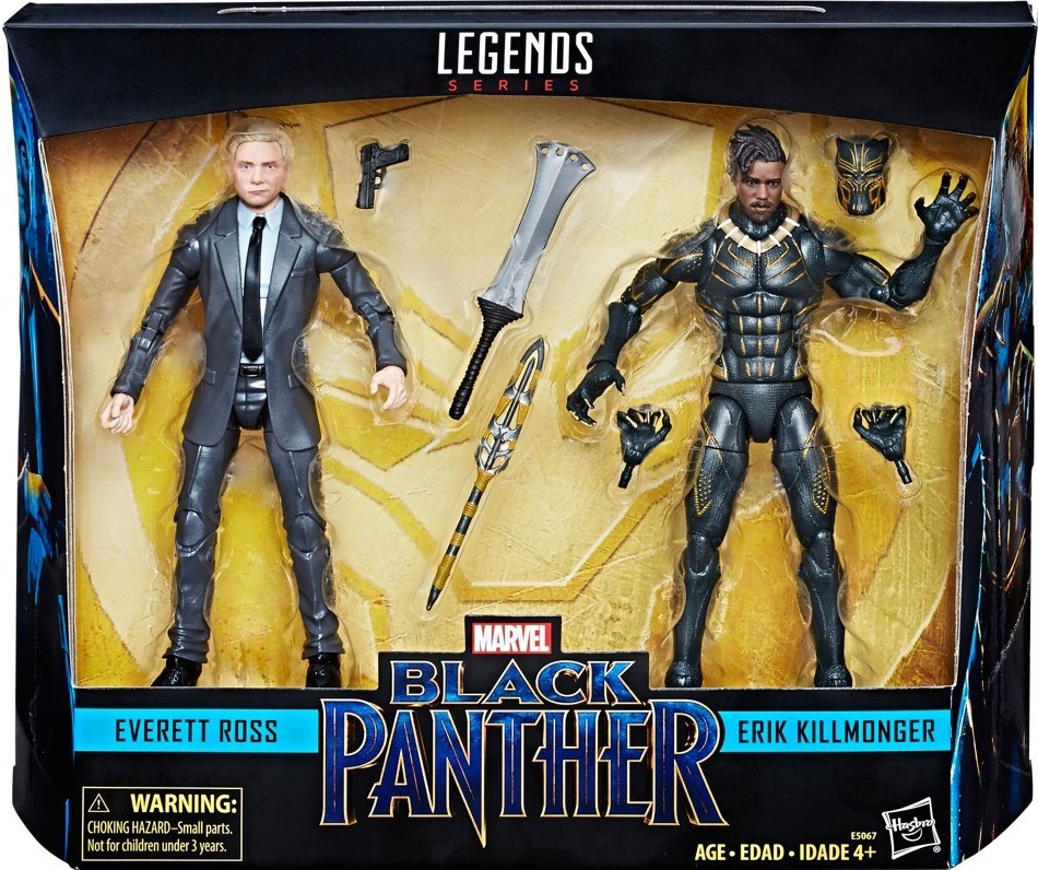 Marvel Legends Black Panther 6" Everett Ross & Erik Killmonger 2 Pack Exclusivo 