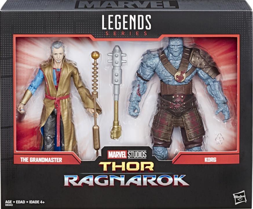 Hasbro E6343 Marvel Legends 80th Anniversary Korg and Grandmaster Action Figures for sale online 