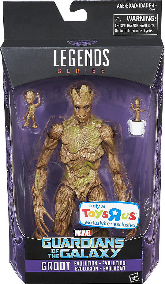 Hoop van schuintrekken Verzoenen Marvel Legends Exclusives Groot Evolution