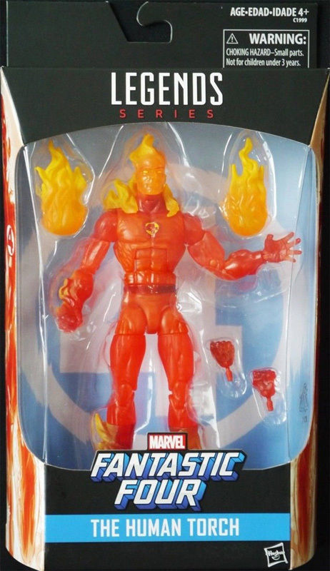Marvel Legends Fantastic Four The Human Torch 6 Inch Sealed New 