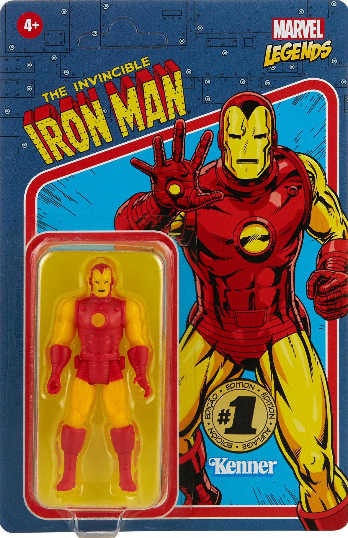 Marvel Legends Vintage Collection Iron Man Action Figure 
