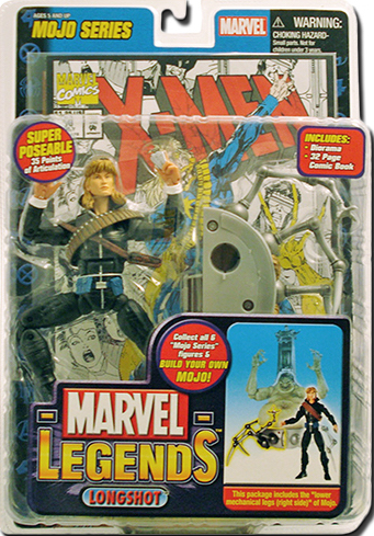 Marvel Legends ToyBiz BAF Mojo Series LONGSHOT Action Figure 