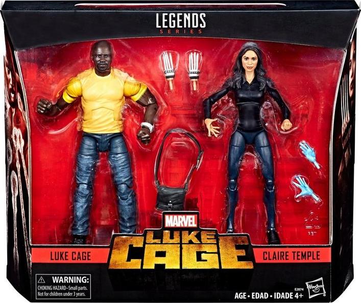 Marvel Legends MCU Netflix Luke Cage Claire Temple 2 Pack New Sealed In Hand 