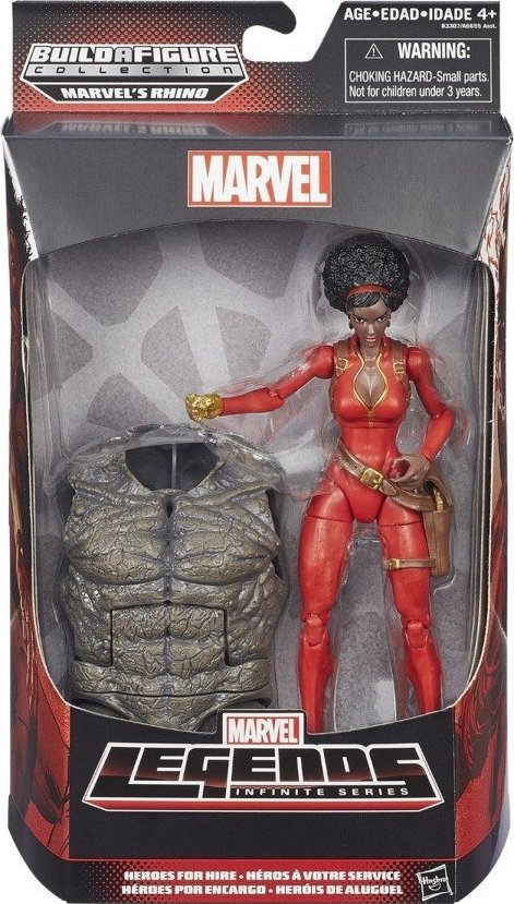 MISTY KNIGHT Heroes For Hire Amazing Spider-Man Marvel Legends Figures BAF RHINO