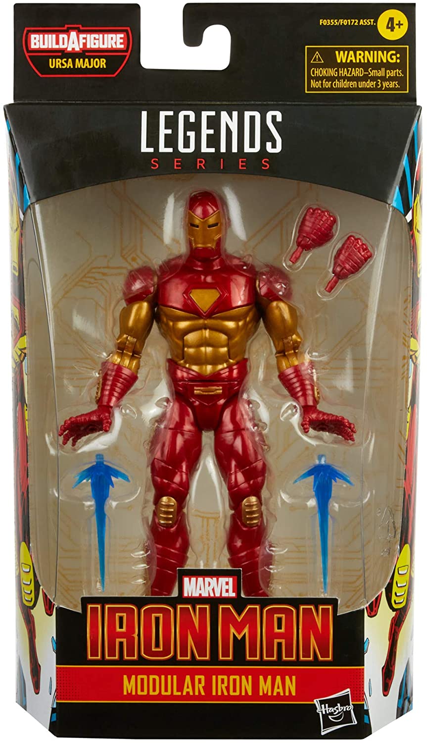 Series Comics Wave 6" Figure Ursa Major Modular Iron Man Marvel Legends BAF 
