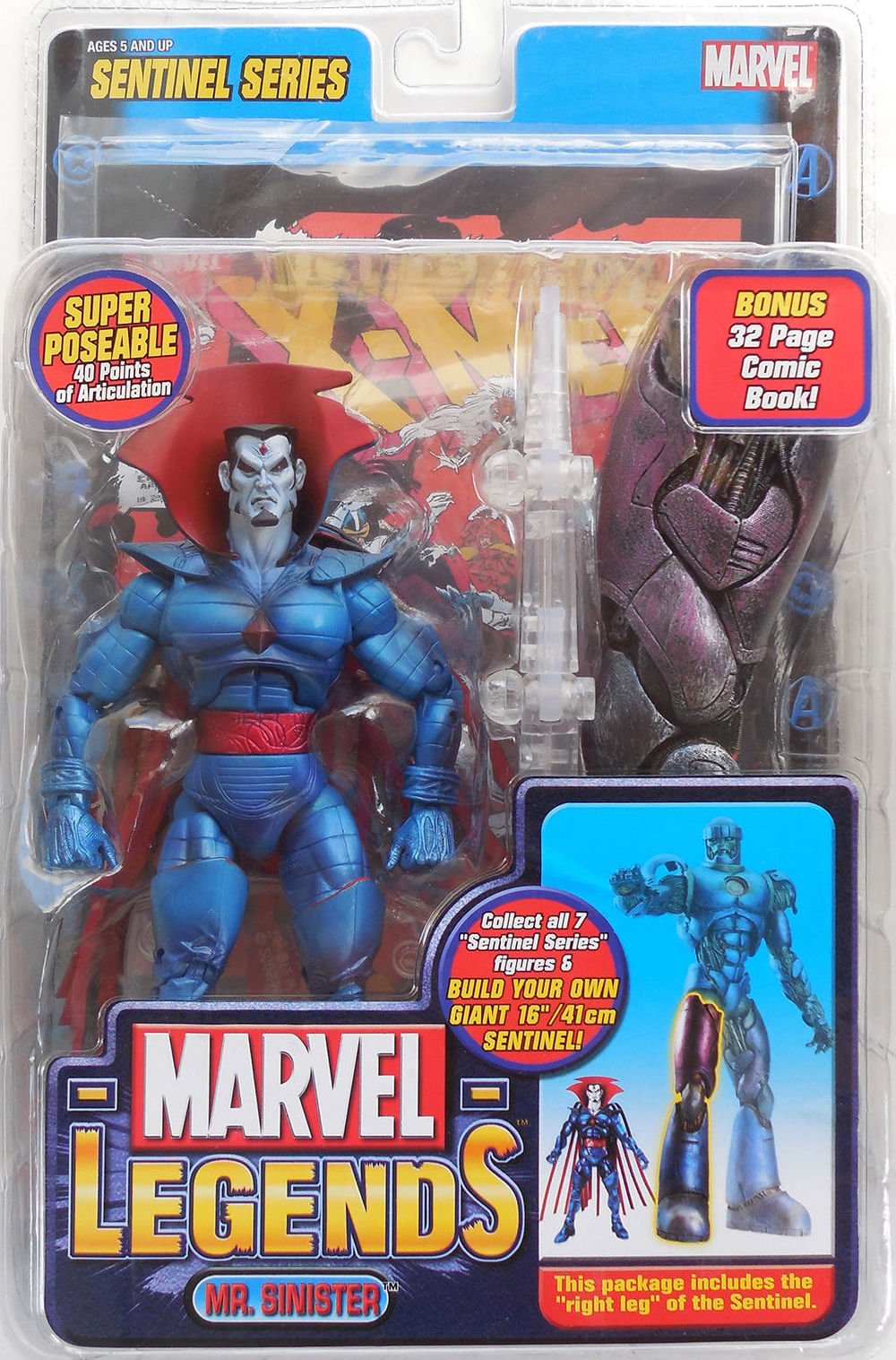Mr Sinister Marvel Legends Sentinel BAF