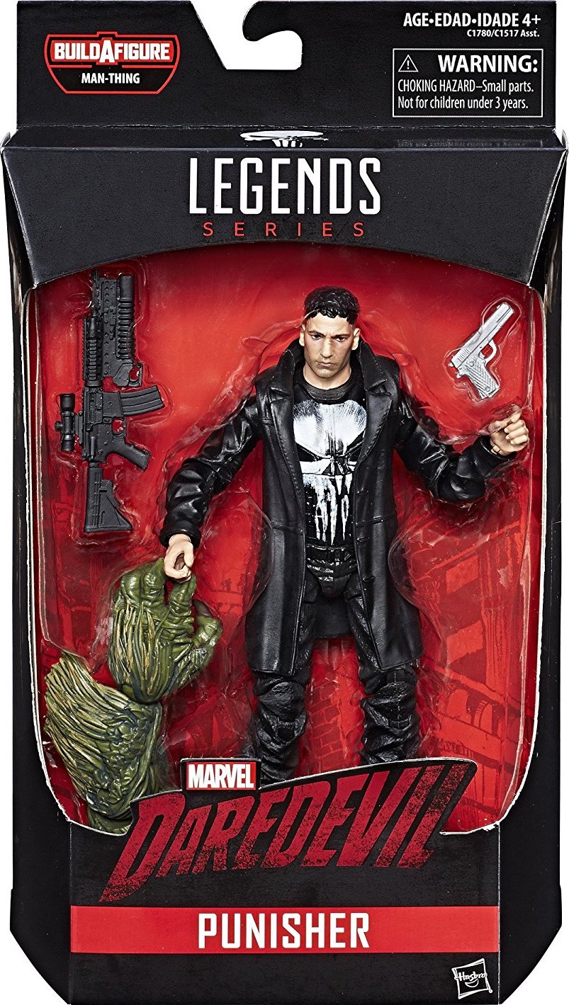 Marvel Legends Punisher Man Thing Build A Figure