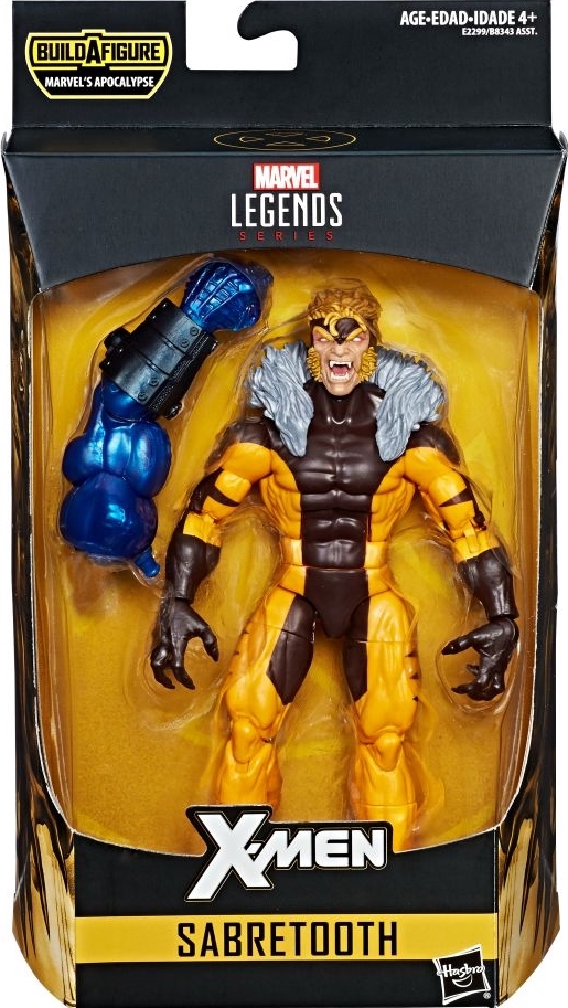 X-Men Marvel Legends Series 6-inch Sabretooth Apocalypse BAF