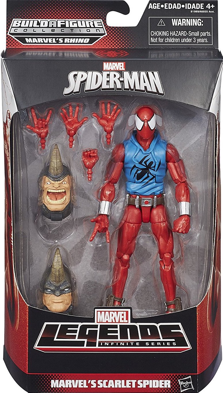 marvel legends scarlet spider rhino