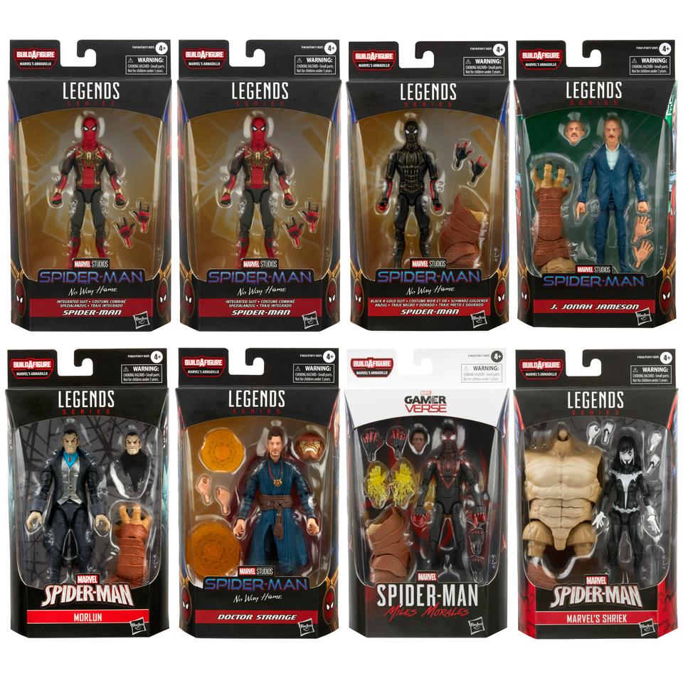 Marvel Legends Spider-Man No Way Home Figures Series! Armadillo BAF! -  Marvel Toy News