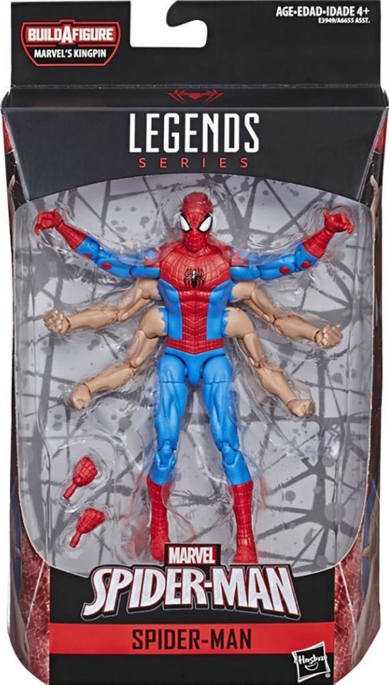 marvel legends six arm spider-man from kingpin wave 