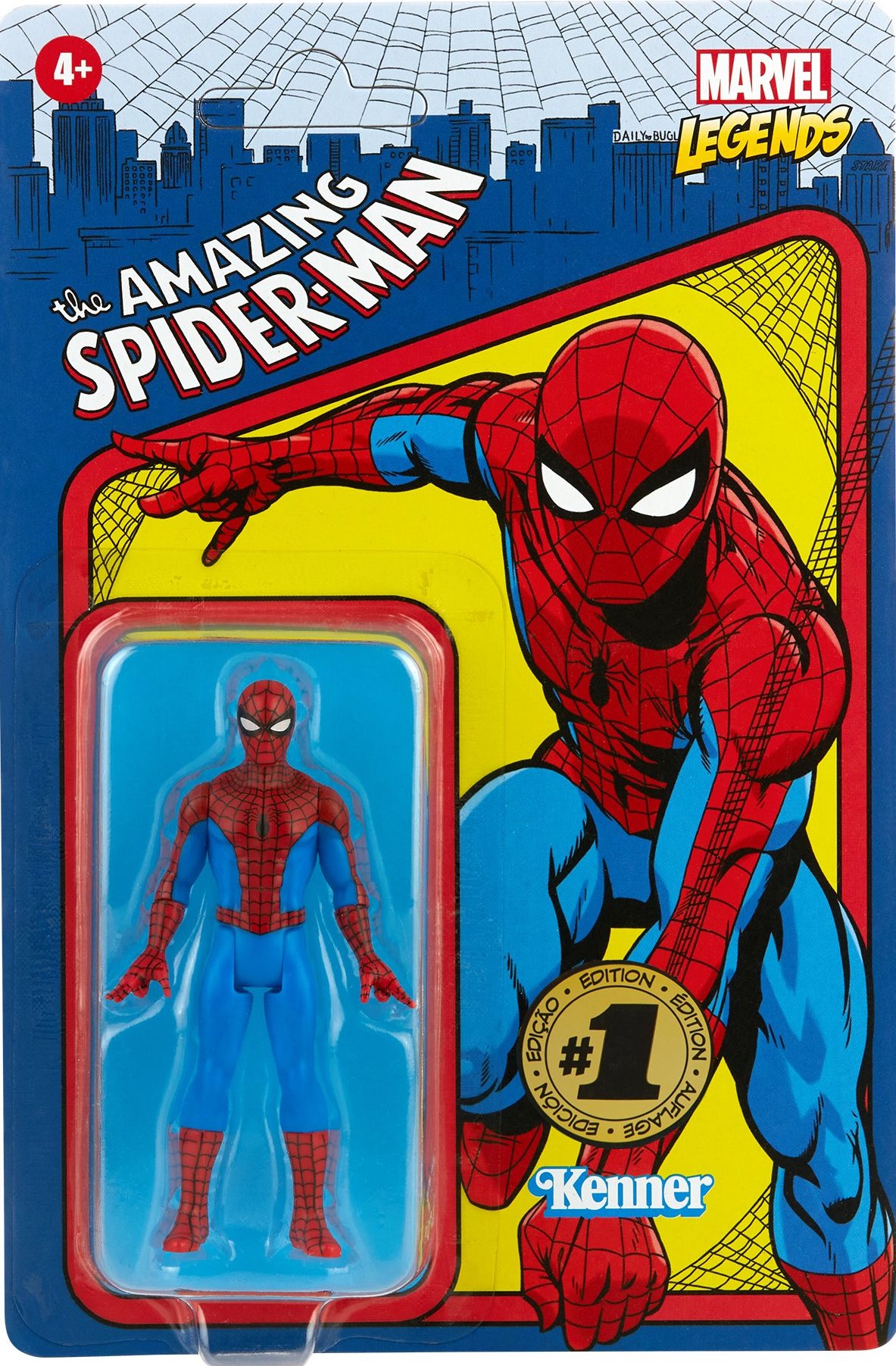 Marvel Legends Retro Amazing Fantasy Spider-Man Figure Kenner 3.75