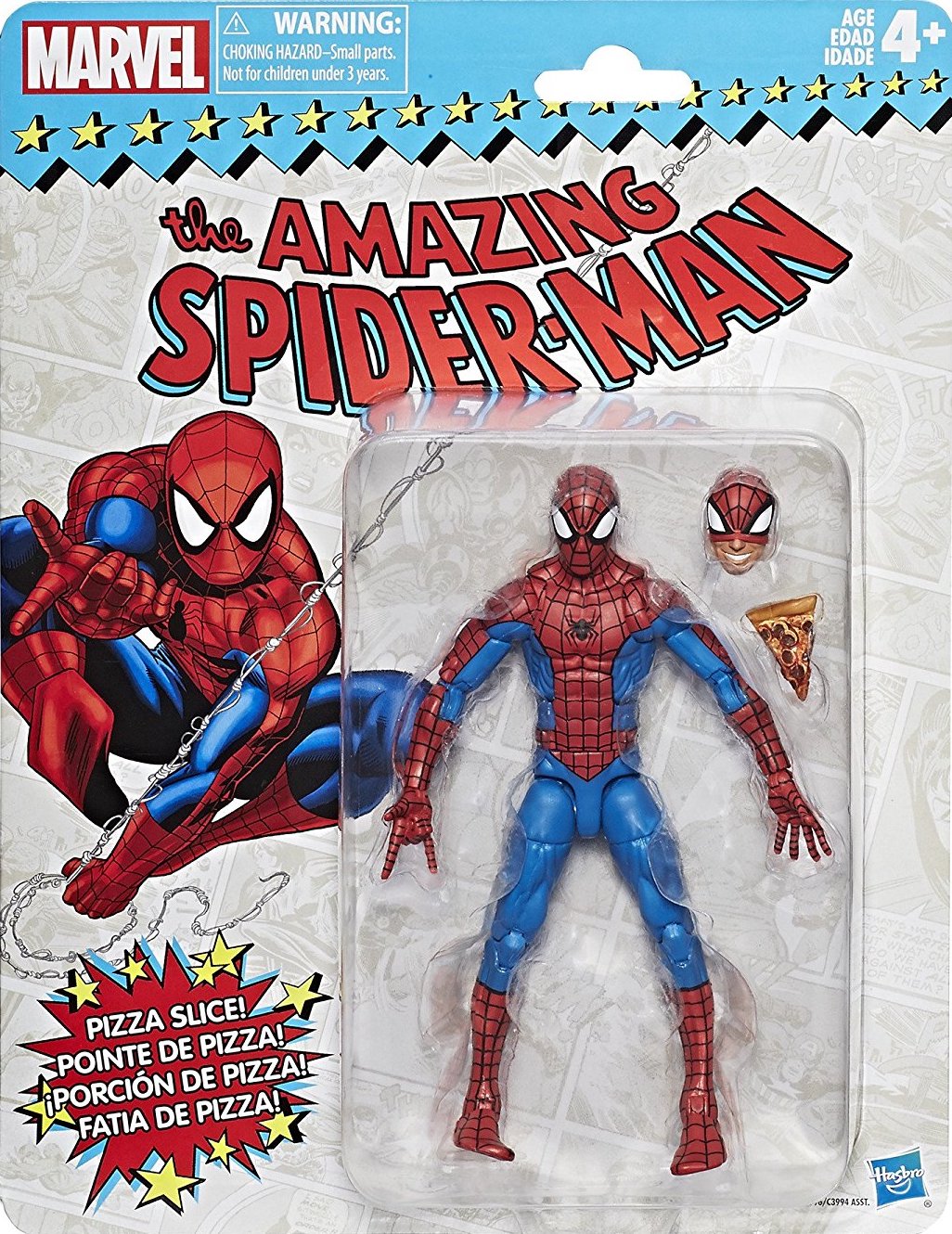 Details about   2020 Marvel Legends Vintage Retro Spider-Man Negative Zone Suit Pizza VHTF 