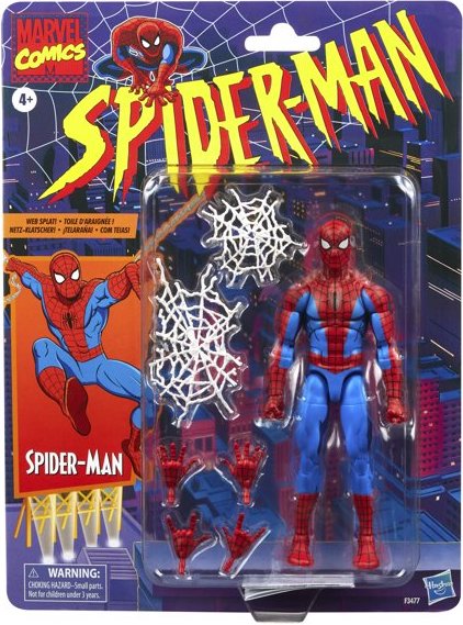 Hasbro Marvel Legends Spider-Man Retro Collection Tarantula 6 Figure