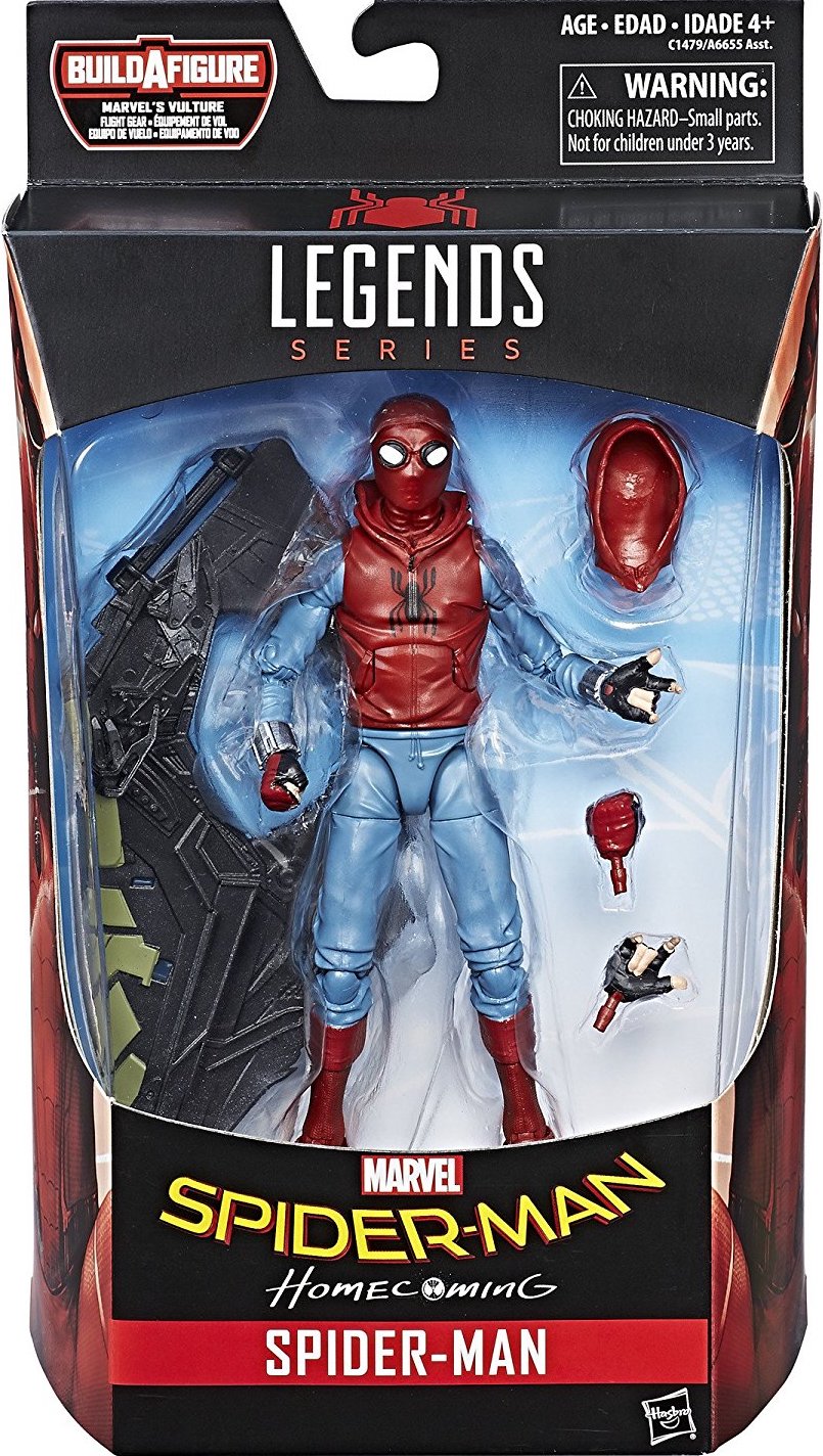 marvel legends spider man homemade suit