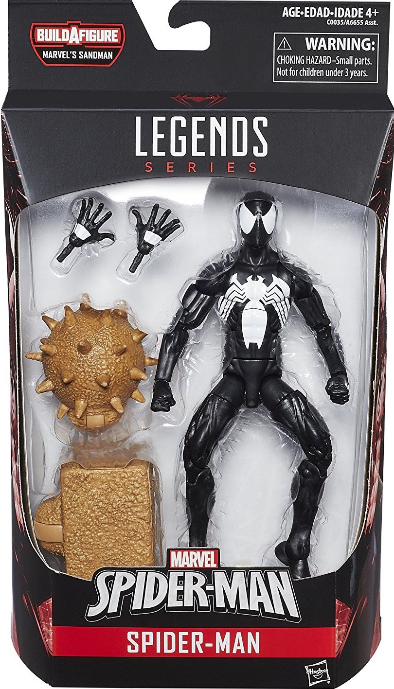 Marvel Legends Spider-man Symbiote Spidey 6 Inch Wave 7 Sandman BAF for sale online 