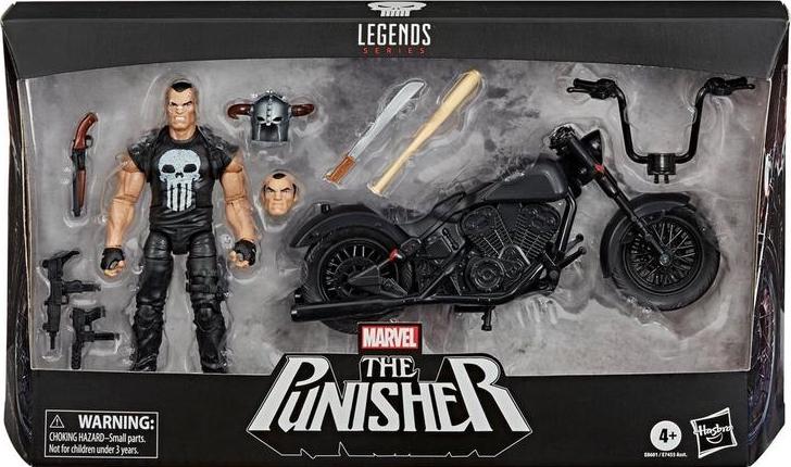 Marvel Legends Ultimate Riders Figure Set PUNISHER 1/12 MOTORCYCLE SHIPS TODAY 