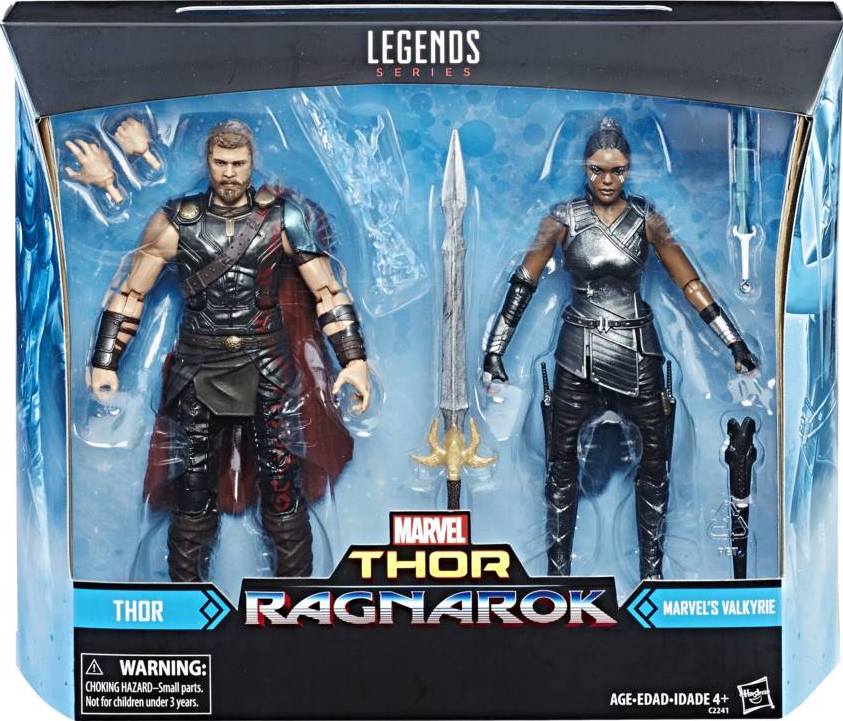 Hasbro Marvel Legends loose Thor seulement 2 Pack Set no Valkyrie no EXTRA MAINS 
