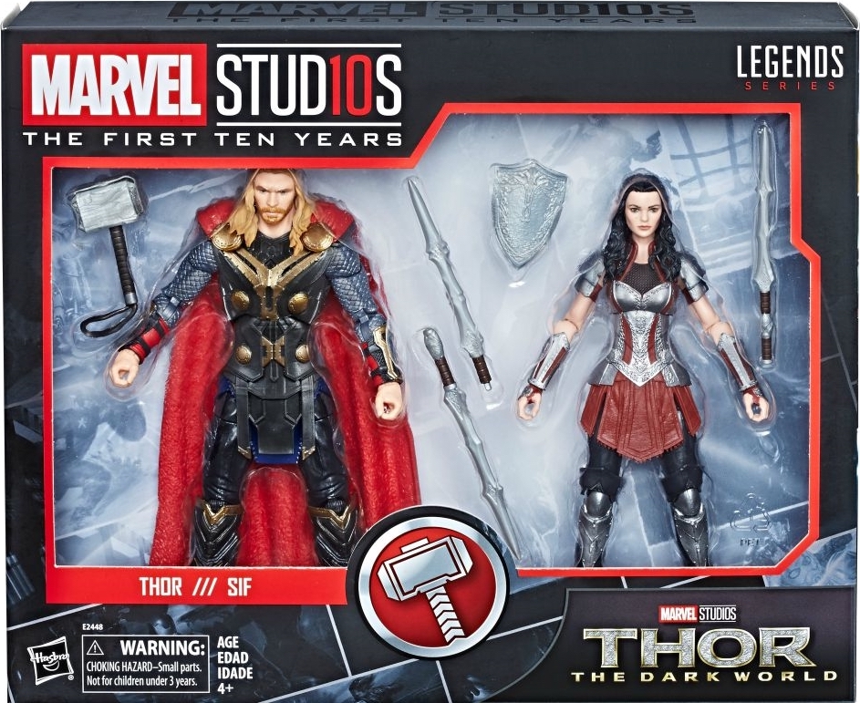 Marvel Legends 6" THOR 2 PACK SIF MCU 10TH ANNIVERSARY IN STOCK 