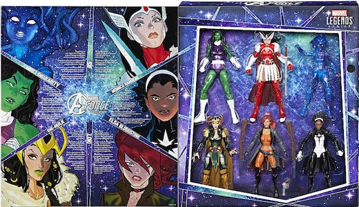Marvel Legends Exclusives A-Force Heroines 6 Pack thumbnail