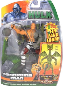 Marvel Legends Absorbing Man Fin Fang Foom Build A Figure