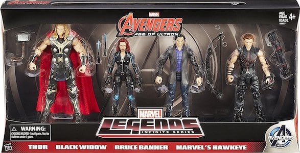 Marvel Legends Exclusives Avengers Age of Ultron 4 Pack