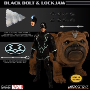 Mezco Toyz Black Bolt & Lockjaw