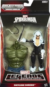 Marvel Legends Black Cat (Skyline Sirens) Green Goblin Build A Figure