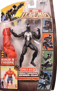 Marvel Legends Black Costume Spider Man Red Hulk Build A Figure