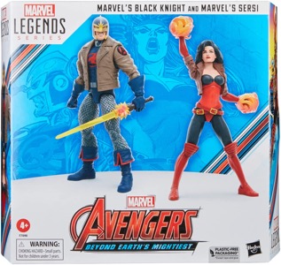 Marvel Legends Avengers 60th Anniversary Black Knight and Sersi