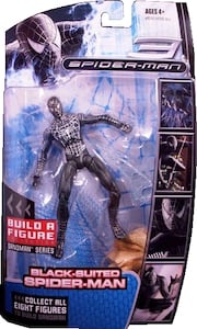 Marvel Legends Black Suited Spider Man Sandman Build A Figure thumbnail