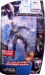 Marvel Legends Black Suited Spider Man Sandman Build A Figure