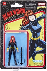 Marvel Legends Retro Kenner 3.75 Black Widow