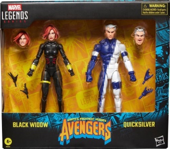Marvel Legends Exclusives Black Widow & Quicksilver (Avengers: The Crossing Comics)