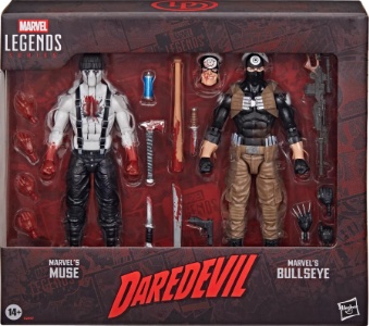 Marvel Legends Exclusives Bullseye and Marvel’s Muse