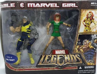 Marvel Legends Exclusives Cable & Marvel Girl 2 Pack