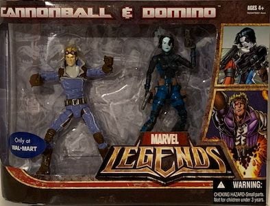 Marvel Legends Exclusives Cannonball & Domino 2 Pack thumbnail