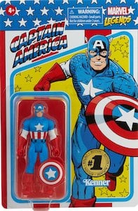 Marvel Legends Retro Kenner 3.75 Captain America