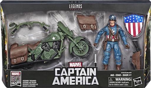 Marvel Legends Ultimate Riders Captain America & Motorcycle