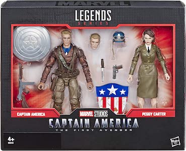 Marvel Legends Marvel Comics 80th Anniversary Captain America & Peggy Carter 2 Pack