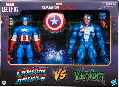 Captain America vs Venom (Retro Video Game)
