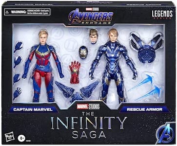 Marvel Legends Infinity Saga Captain Marvel and Rescue Armor (Avengers: Endgame)
