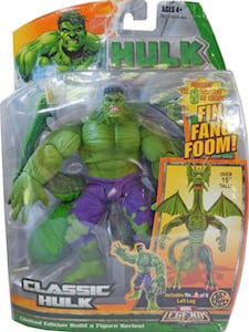 Marvel Legends Classic Hulk Fin Fang Foom Build A Figure