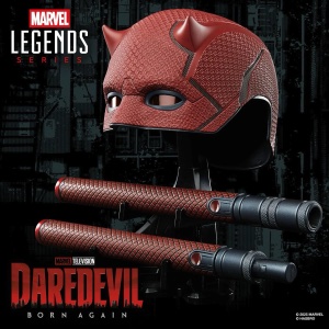 Marvel Legends Exclusives Daredevil: Born Again Premium Roleplay Mask and Billy Club