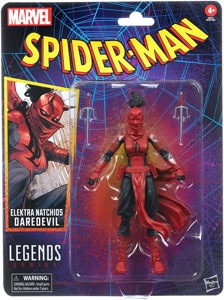 Marvel Legends Spider Man: Retro Collection Elektra Natchios Daredevil (Retro)