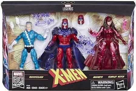 Marvel Legends Marvel Comics 80th Anniversary Family Matters 3 Pack with Magneto, Quicksilver, & Scarlet Witch